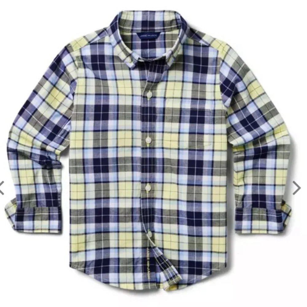 NWT- The Madras Plaid Shirt by Janie and Jack